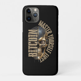 BTC motivatie | Schedel | Bitcoin crypto Case-Mate iPhone Case