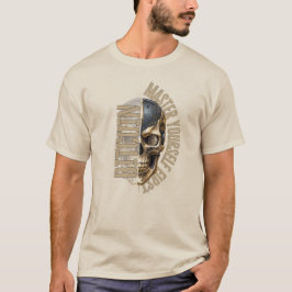 BTC motivatie | Schedel | Bitcoin crypto T-shirt