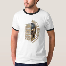 BTC motivatie | Schedel | Bitcoin crypto T-shirt