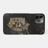 BTC motivatie | Schedel | Goud Marmer Case-Mate iPhone Case (Achterkant (horizontaal))