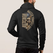 BTC motivation | Skull | Bitcoin crypto Hoodie (Achterkant)
