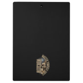 BTC motivation | Skull | Bitcoin crypto Klembord (Achterkant)