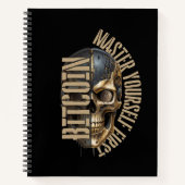 BTC motivation | Skull | Bitcoin crypto Notitieboek (Voorkant)