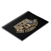 BTC motivation | Skull | Bitcoin crypto Notitieboek (Linkerzijde)