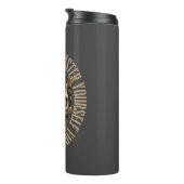 BTC motivation | Skull | Bitcoin crypto  Thermosbeker (Geroteerd rechts)