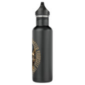 BTC motivation | Skull | Bitcoin crypto Waterfles (Rechts)