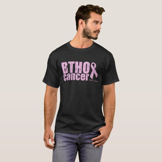 BTHO Cancer Black tshirt (Voorkant volledig)