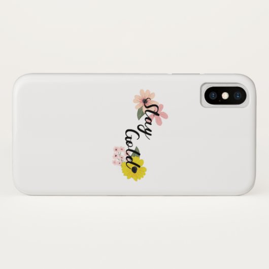 BTS Blijf Gold Case-Mate iPhone Case (Achterkant (horizontaal))