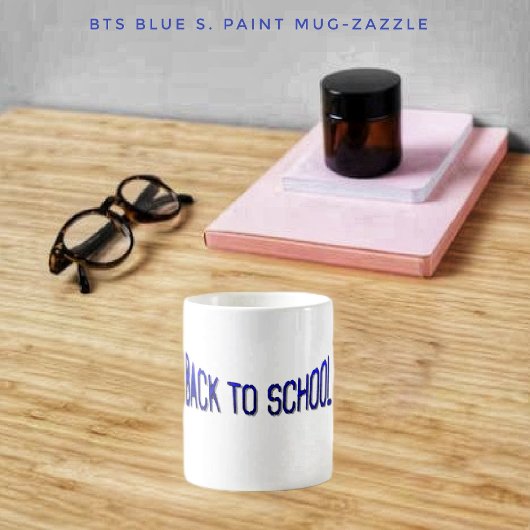 BTS-Blue-S.Paint Koffiemok