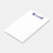 BTS Blue S Paint Post-it® Notes (Schuin)