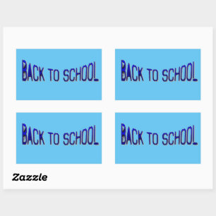 BTS Blue S Paint Rechthoekige Sticker