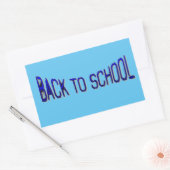 BTS Blue S Paint Rechthoekige Sticker (Envelop)