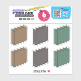 BTS- BOEKEN, PAPIEREN (3RING MULTOMAP) STICKER