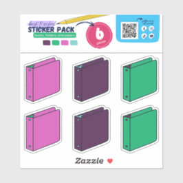 BTS- BOEKEN, PAPIEREN (3RING MULTOMAP) STICKER