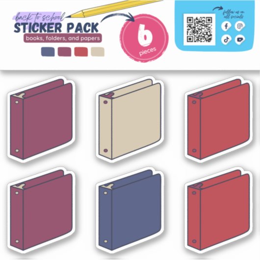 BTS- BOEKEN, PAPIEREN (3RING MULTOMAP) STICKER (Voorkant)