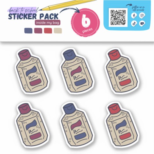 BTS- IN MIJN TAS (HANDREINIGER) STICKER (Voorkant)