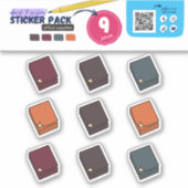 BTS- KANTOORBENODIGDHEDEN (POST-IT NOTITIES) STICKER (Voorkant)