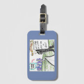 BTS op de weg Bagagelabel (Voorkant (verticaal))