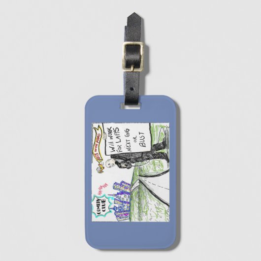 BTS op de weg Bagagelabel (Voorkant (verticaal))