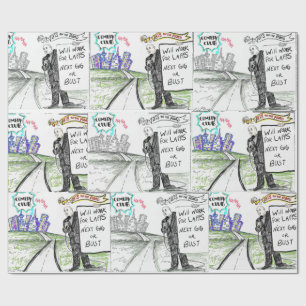 BTS op de weg Cadeaupapier