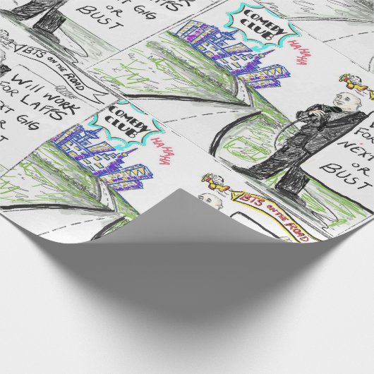 BTS op de weg Cadeaupapier (Hoek)