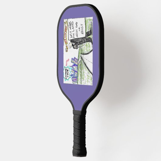 BTS op de weg Pickleball Paddle (Links)