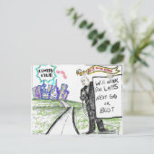 BTS op het Briefkaart van de weg (Staand voorkant)