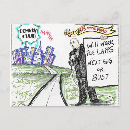 BTS op het Briefkaart van de weg (Voorkant)