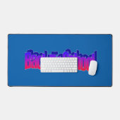 BTS-rood-blauw Bureaumat (Keyboard & Muis)