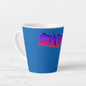 BTS-rood-blauw Latte Mok (Linkerhoek)