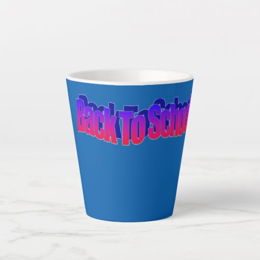 BTS-rood-blauw Latte Mok (Voorkant)