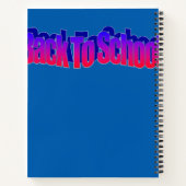 BTS-rood-blauw Notitieboek (Achterkant)