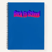BTS-rood-blauw Notitieboek (Voorkant)