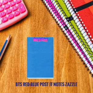 BTS-rood-blauw Post-it® Notes