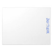 BTS Shadow-Blue Notitieblok (Voorkant)