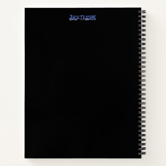 BTS Shadow-Blue Notitieboek (Achterkant)