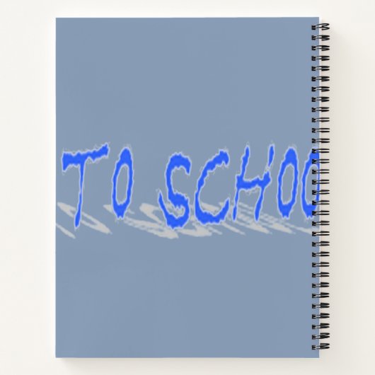 BTS Shadow-Blue Notitieboek (Achterkant)