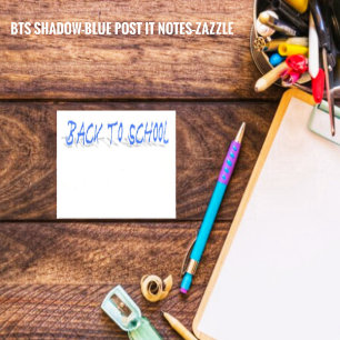 BTS Shadow-Blue Post-it® Notes