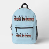 BTS Three-Tone Bedrukte Rugzak (Voorkant)