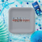 BTS-Three-Tone Papieren Bordje (Feest)