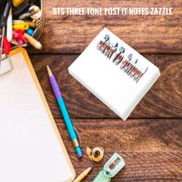 BTS-Three-Tone Post-it® Notes