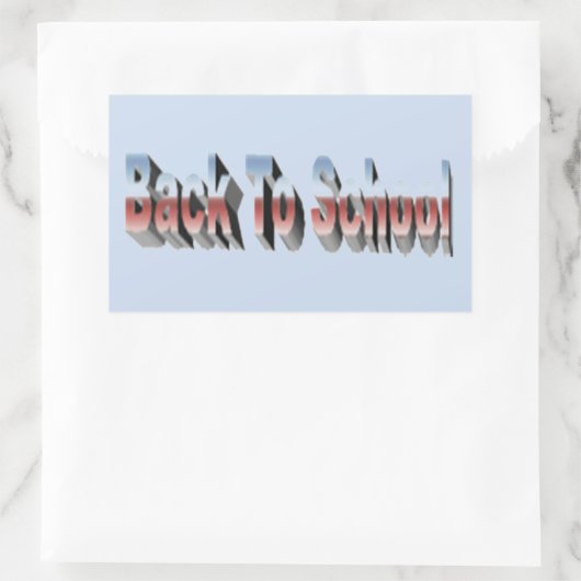 BTS Three-Tone Rechthoekige Sticker (Tas)