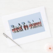 BTS Three-Tone Rechthoekige Sticker (Envelop)