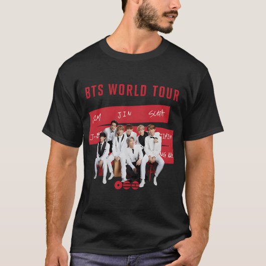 Bts Wereldtournee 2026 T-shirt (Voorkant)