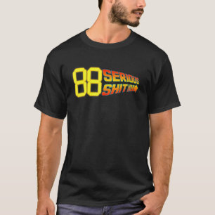 BTTF-ontwerp van 88 mijl per uur T-shirt