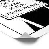 BTW-inkomsten Dit teken maken Poster (Hoek)