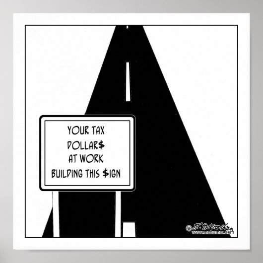 BTW-inkomsten Dit teken maken Poster (Voorkant)