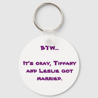 btw- Tiffany en Leslie Sleutelhanger