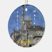 Buҁ aco Portugal kerstversiering Keramisch Ornament (Links)