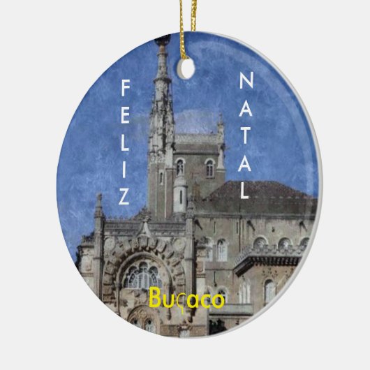 Buҁ aco Portugal kerstversiering Keramisch Ornament (Links)